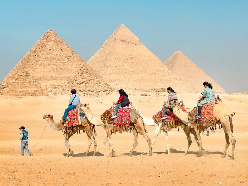 Foto von Pyramiden beim Ägypten Ausflug