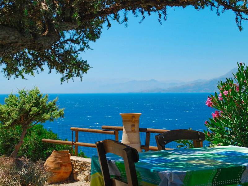 Ausblick auf das ionische Meer vor Korfu