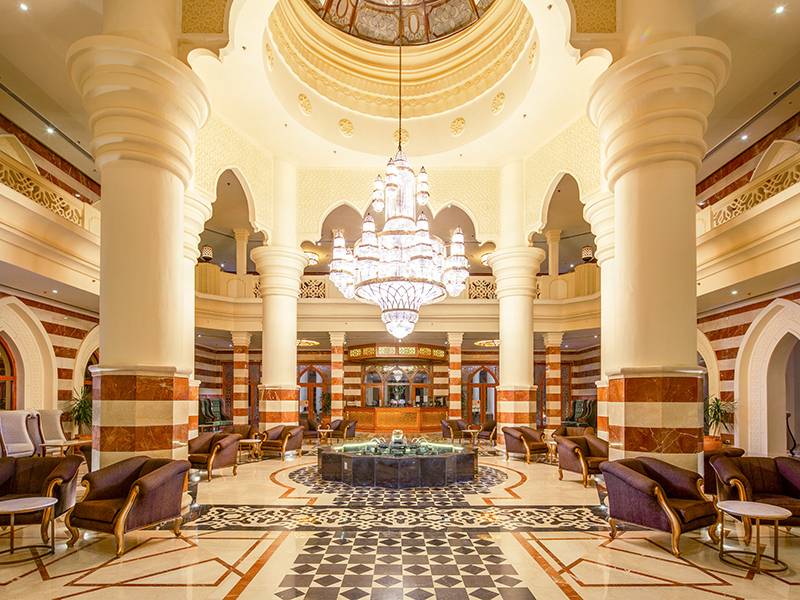 Die Lobby im Grand Palace Hurghada