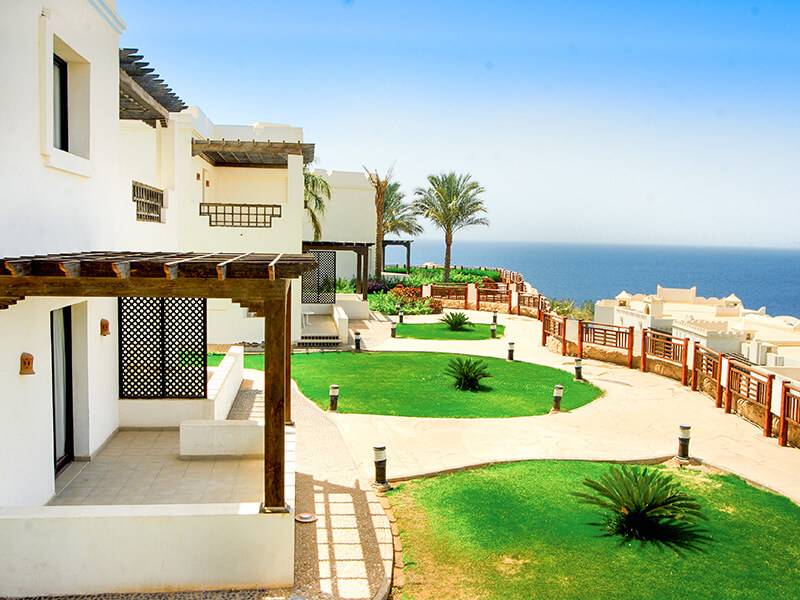 Die Außenanlage des Sharm Resort