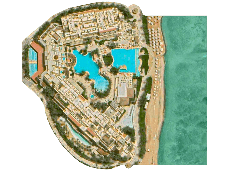 Karte des Makadi Spa Hotels